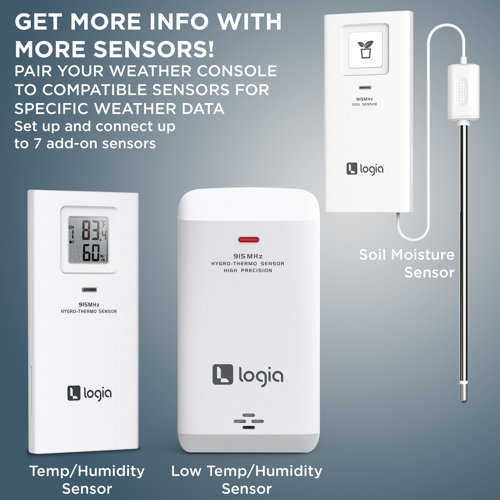 Logia 15'' Wireless Outdoor Weather Station & Reviews Wayfair Canada